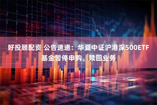 好投顾配资 公告速递：华夏中证沪港深500ETF基金暂停申购、赎回业务