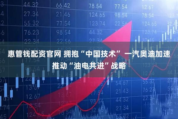 惠管钱配资官网 拥抱“中国技术” 一汽奥迪加速推动“油电共进”战略